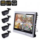 Four channel DVR system is the perfect security kit that comes with 4 waterproof IP cameras  It supports 20m night vision to keep your property safe at night  