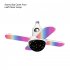 Four leaf Ceiling Music Lamp With Remote Control Folding Wireless RGB LED Projection Ceiling Fixture Lights For Living Room Bedroom Wedding Party Decor as shown