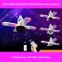 Four leaf Ceiling Music Lamp With Remote Control Folding Wireless RGB LED Projection Ceiling Fixture Lights For Living Room Bedroom Wedding Party Decor as shown