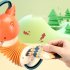 Fox Accordion Baby Toys Children Musical Instruments With Crinkle Paper Music Early Education Sensory Toys Charging Version   Screwdriver