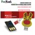 FoxSank 4GB 8GB 16GB 32GB 64GB 128GB USB Flash Drive USB 2 0 Waterproof U DISK Cute Deer for Christmas   Brown 8GB