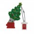 FoxSank Fashion Christmas Tree 4GB 8GB 16GB 32GB 64GB 128GB USB Flash Drive USB 2 0 Waterproof U DISK Green 8GB