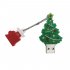 FoxSank Fashion Christmas Tree 4GB 8GB 16GB 32GB 64GB 128GB USB Flash Drive USB 2 0 Waterproof U DISK Green 8GB