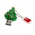FoxSank Fashion Christmas Tree 4GB 8GB 16GB 32GB 64GB 128GB USB Flash Drive USB 2 0 Waterproof U DISK Green 8GB