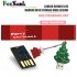 FoxSank Fashion Christmas Tree 4GB 8GB 16GB 32GB 64GB 128GB USB Flash Drive USB 2 0 Waterproof U DISK Green 8GB