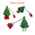 FoxSank Fashion Christmas Tree 4GB 8GB 16GB 32GB 64GB 128GB USB Flash Drive USB 2 0 Waterproof U DISK Green 8GB