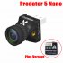 Foxeer Predator V5 Nano Full Case Racing FPV 1000TVL Camera Switchable Super WDR OSD 4ms Latency Upgraded Black pad
