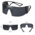 Frameless Colorful Sunglasses Windproof Uv Protection Sun Glasses For Driving Fishing Outdoor Sports red lens