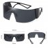 Frameless Colorful Sunglasses Windproof Uv Protection Sun Glasses For Driving Fishing Outdoor Sports ice blue lens