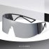 Frameless Colorful Sunglasses Windproof Uv Protection Sun Glasses For Driving Fishing Outdoor Sports red lens