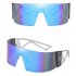 Frameless Colorful Sunglasses Windproof Uv Protection Sun Glasses For Driving Fishing Outdoor Sports red lens