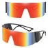Frameless Colorful Sunglasses Windproof Uv Protection Sun Glasses For Driving Fishing Outdoor Sports pink lens