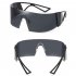 Frameless Colorful Sunglasses Windproof Uv Protection Sun Glasses For Driving Fishing Outdoor Sports white mercury lens