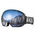 Frameless Snow Goggles Anti Fog UV Double Lens   it s very durable and convenient 