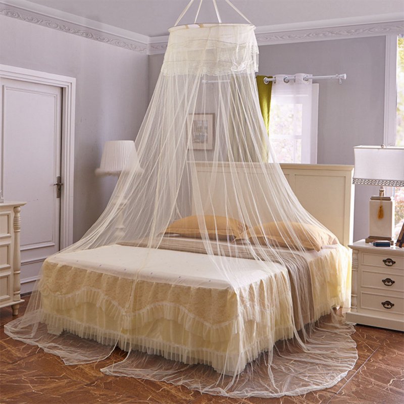 Wholesale Free Installation High Mosquito Net With Dense Hole Bed Canopy Decoration From China