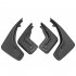 Front And Rear Wheel Mud Flaps Splash Guards Set  Vehicles Tire Mudguard Fender Flares Kit  Compatible For Freelander 2 LR2 2007 2015 Exterior Accessories black