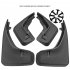 Front And Rear Wheel Mud Flaps Splash Guards Set  Vehicles Tire Mudguard Fender Flares Kit  Compatible For Freelander 2 LR2 2007 2015 Exterior Accessories black