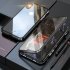 Front   Back Tempered Glass 360 Full Magnetic Case for iPhone X XS MAX XR