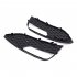 Front Bumper Fog Light Cover Bezel Left Driver Right Passenger Side 8v3807681 Replaces Compatible for A3 Black