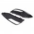 Front Bumper Fog Light Cover Bezel Left Driver Right Passenger Side 8v3807681 Replaces Compatible for A3 Black
