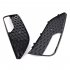 Front Bumper Fog Light Cover Bezel Left Driver Right Passenger Side 8v3807681 Replaces Compatible for A3 Black