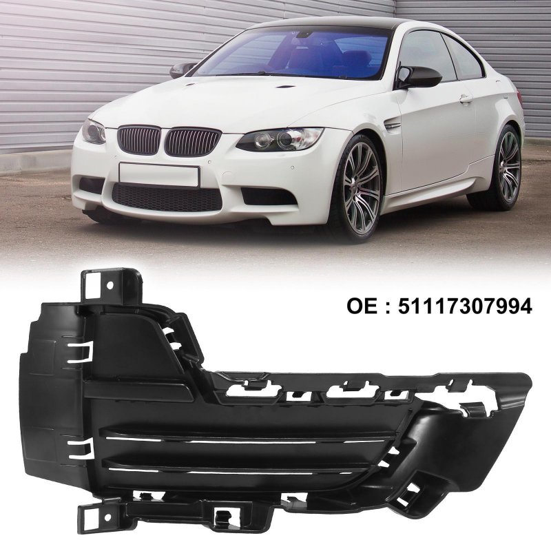 Front Bumper Grille Closed Grid Grill Grille Guards Protector Compatible For X5 F15 2014-2017 Replaces 51117307993 51117307994 Automobile Accessories right