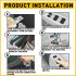 Front Driver Side Master Power Window Switch Window Regulator Compatible For Escort   Mustang Convertible   Mercury Tracer Replaces F4ZZ 14529 B SW7079 DS2353 b