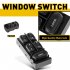 Front Driver Side Master Power Window Switch Window Regulator Compatible For Escort   Mustang Convertible   Mercury Tracer Replaces F4ZZ 14529 B SW7079 DS2353 b