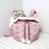 Front Hanging Chest Pack Semi Closed Warm Sleeping Bag for Outdoor Pet Cat pink