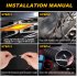 Front  Hood  Grille LED  Lights  Set Assy W wire Harness For Automobile Car Modification amber