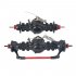 Front Rear Axle Differential Built in Steel Gear Metal Alloy For RC Upgrade Parts 1 14 Tamiya Tow Drag Truck Front   Rear