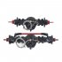 Front Rear Axle Differential Built in Steel Gear Metal Alloy For RC Upgrade Parts 1 14 Tamiya Tow Drag Truck Front   Rear