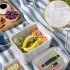 Fruit Storage Containers For Fridge Food Storage Containers With Lids And Removable Colanders For Keeping Fruits Vegetables Berry Meat Fresh Longer 5pcs