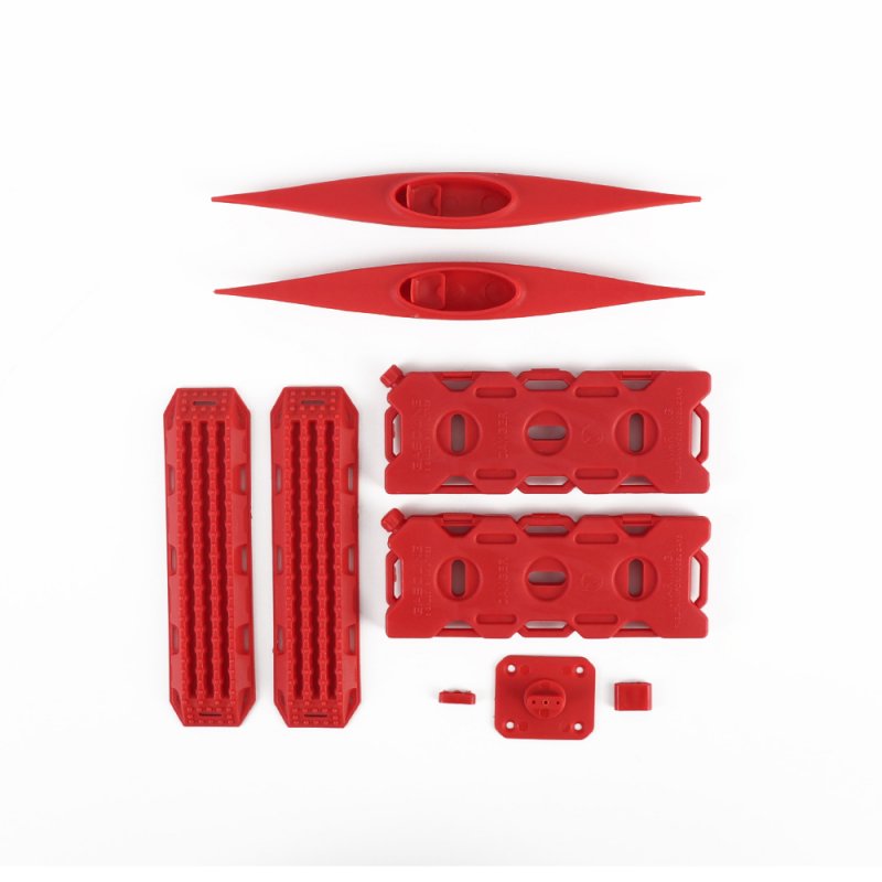 Fuel Tank Kayak Sand Ladder Recovery-Board For 1/10 TRX4 SCX10 D90 RC Car Decor Premium Quality Vehicle Accessories red