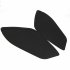 Fuel Tank Sticker Non slip Patch Heat Insulation Tape for BMW R1250GS 18 20 Motorcycle Modification Parts Accessories black