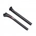 Full Carbon Fiber Ultra light Seat Tube Bicycle Seat Tube Connector Seatpost Rod 25 4 27 2 30 8 31 6mm Seatpost 3K 27 2 350mm Matte