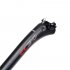 Full Carbon Fiber Ultra light Seat Tube Bicycle Seat Tube Connector Seatpost Rod 25 4 27 2 30 8 31 6mm Seatpost 3K 30 8 350mm Matte