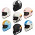 Full Face Motorcycle Helmet For Men Women Ventilation Double Visor Retro Helmet For Motocross Street Bike Scooter motorcycle white