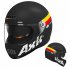 Full Face Motorcycle Helmet For Men Women Ventilation Double Visor Retro Helmet For Motocross Street Bike Scooter motorcycle black