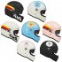 Full Face Motorcycle Helmet For Men Women Ventilation Double Visor Retro Helmet For Motocross Street Bike Scooter motorcycle black