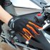 Full Finger Breathable Summer Gloves Touch Screen Motorcycle Racing Gloves Men Protective Gloves black M