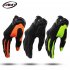 Full Finger Breathable Summer Gloves Touch Screen Motorcycle Racing Gloves Men Protective Gloves Orange M