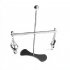 Full Metal Butterfly Adjustable Torture Play Clamps Cage Nipple Clips Breast Bondage Restraints Board Silver