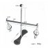 Full Metal Butterfly Adjustable Torture Play Clamps Cage Nipple Clips Breast Bondage Restraints Board Silver