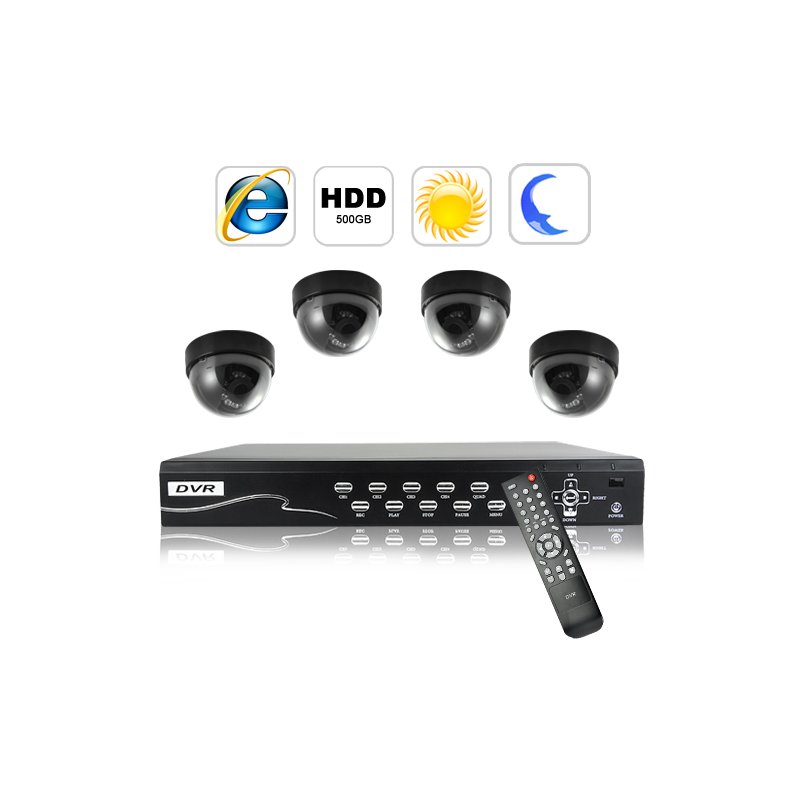 Security Camera DVR Kit (4 Camera + recorder)