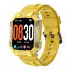 Full Touch Smart Watch Blood Pressure Oxygen Monitor 5 Atm Fitness Bracelet