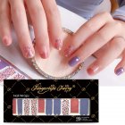 Full Wraps Shinning Nail Stickers Decals DIY Nail Art Stickers for 20 Fingers Normal specifications  005