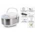 Fully Automatic Electric Rice Cooker with a 5 Liter volume and a Non Stick inner container