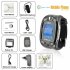 Fully functional unlocked GSM mobile phone watch with a color touchscreen  built in microphone and speakers  Bluetooth  and multimedia functions galore 