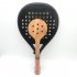 Functional Wooden Tennis Pointer Racket Tennis Spoon Trainer Racket Practice Tools Khaki